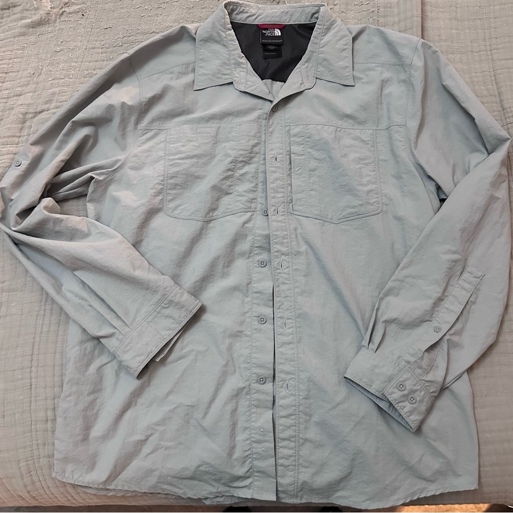 Men's Light Gray button down